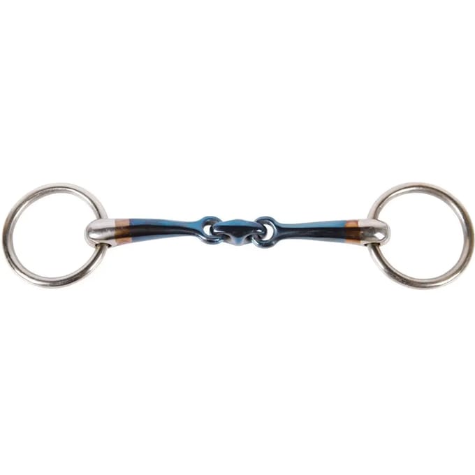 2 ring paardenbit Harry's Horse Sweet Iron 14 mm