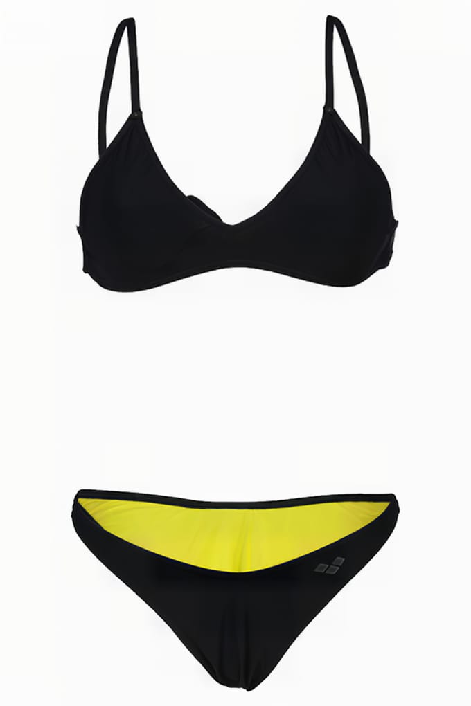 Arena Women's  Solid Bikini Triangle Black Größe: 44 | Bikinis Outlet | Damen | Schwarz