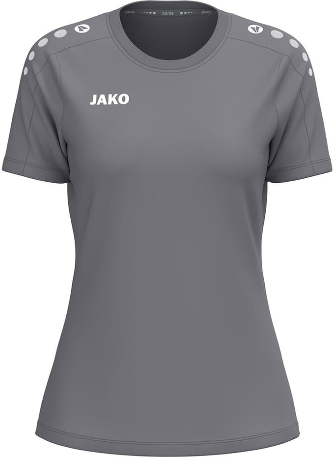 JAKO T-shirt One Cotton damesmaten grijs 6101d-825