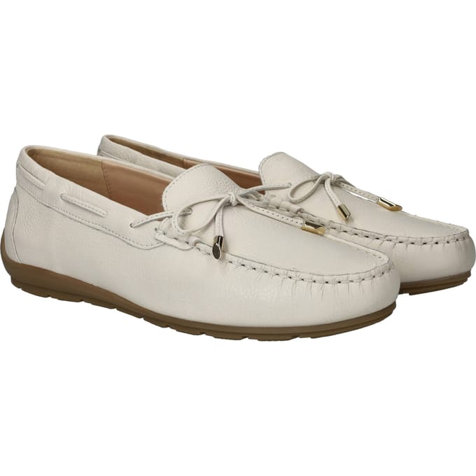 Ara - 1219212 - Instappers - Kleur: Wit/beige - Maat: 40.5