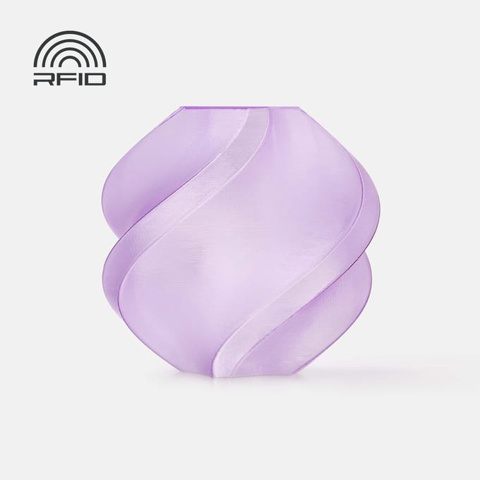 Bambu Lab PETG Translucent Purple zonder spoel 1.75mm