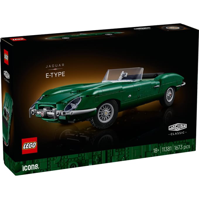 LEGO Icons Jaguar E-Type - Klassieke Sportwagen Auto - 11381