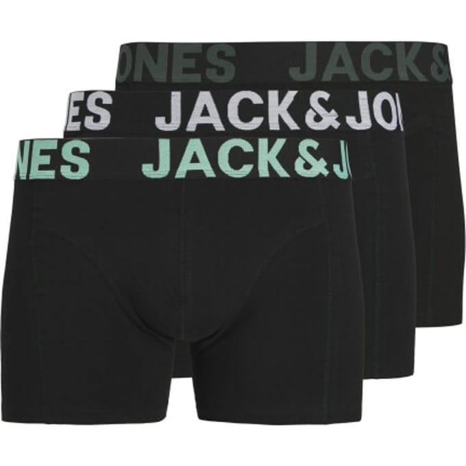 JACK&JONES - JACELIAS SOLID TRUNKS 3 PACK - Heren - Onderbroeken