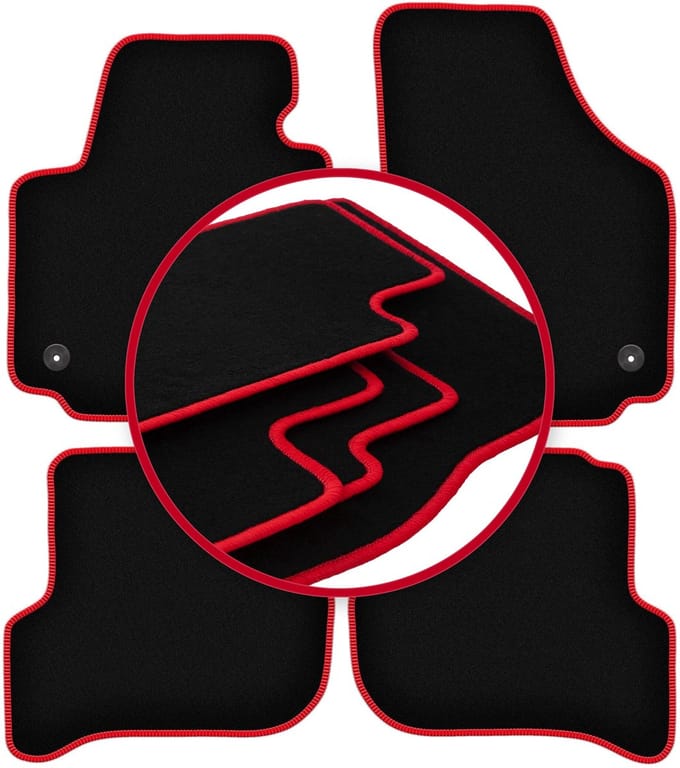 CARLUX-RED automatten voor: Seat Altea minivan (08.2008-2015)