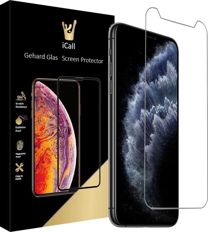 Screenprotector geschikt voor iPhone 11 Pro Max / XS Max - GlassGuard Screen Protector