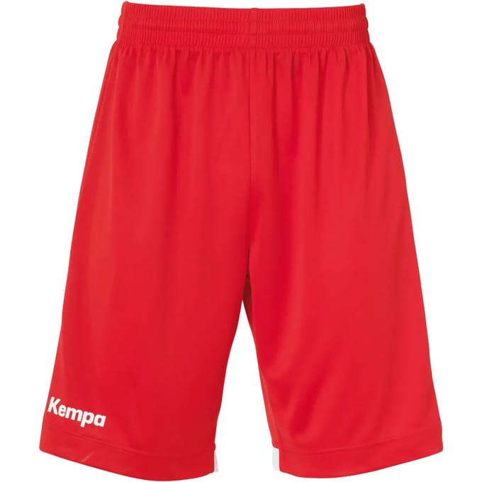 Kempa Player Long Shorts Rood-Wit Maat M