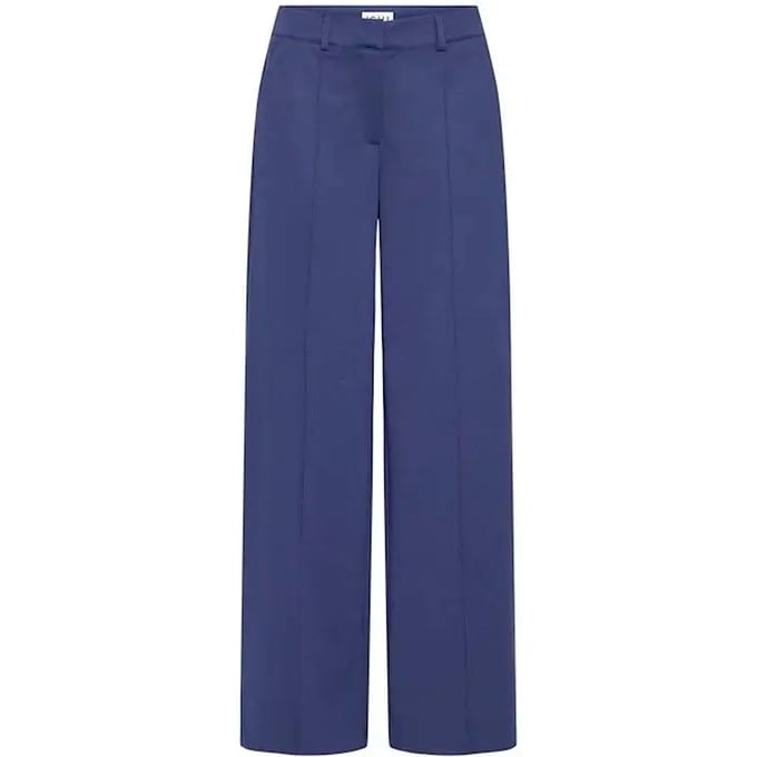 Vrouwen lange broek met brede pijpen Ichi Kate SUS Office