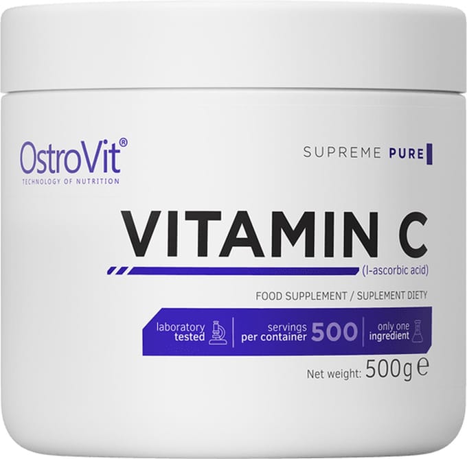 Vitaminen - Vitamin C 500g OstroVit - 500 g Natuurlijk