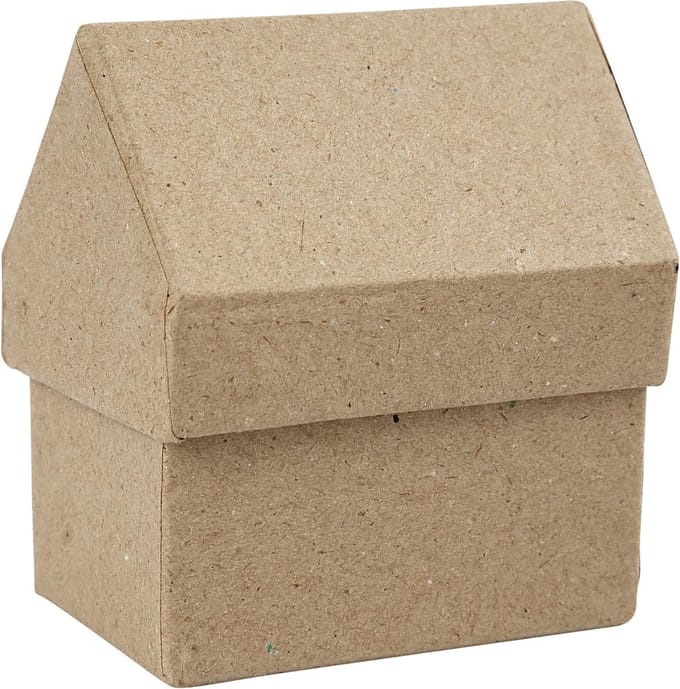 Creotime Huis, afm 6x8,5 cm, 4 stuks
