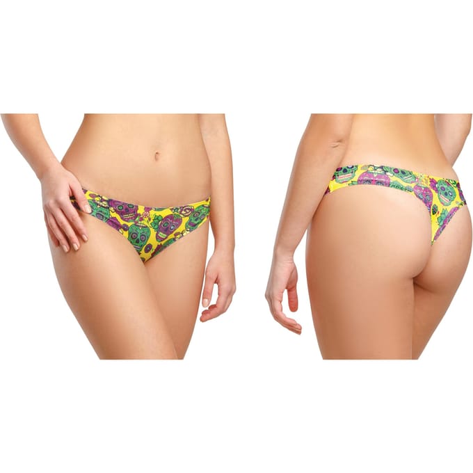 M Memème - SKULLS LOVERS MUERTOS String - S - Multicolours