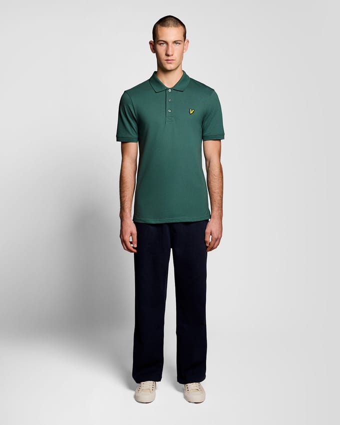 Lyle and Scott Poloshirt Everglade Groen - Maat L - Heren