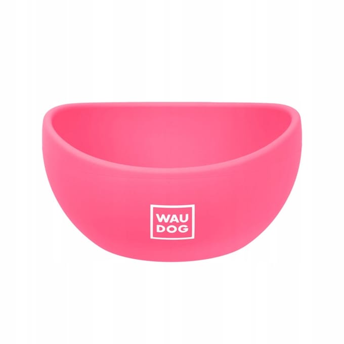 WAUDOG Siliconen voerbak 250 ml - Roze, Opvouwbaar