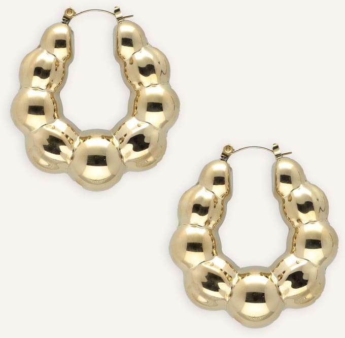 Notre-V Earring#2 Sieraden Dames - Goudkleurig - Maat ONESIZE