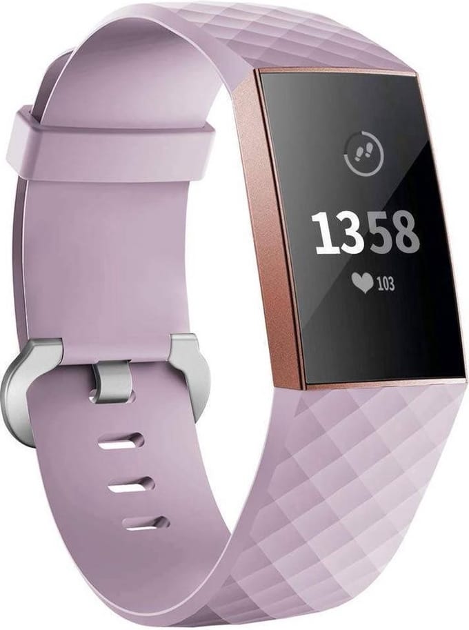 New Age Devi - "Bandje geschikt voor Fitbit Charge 3 - Maak Jouw Workout Extra Special Met Dit Bandje!"