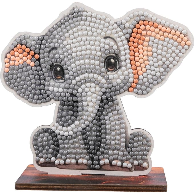 Diamond Painting "Crystal Art Wildlife Buddies" - Olifant