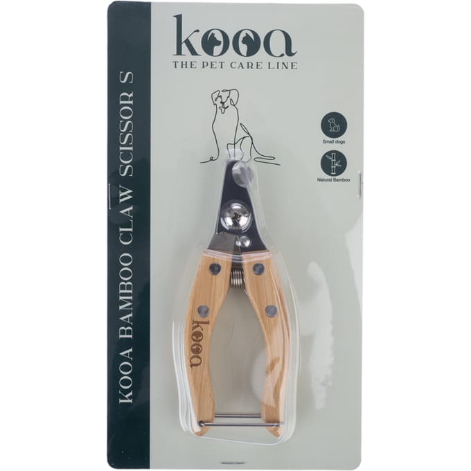 kooa bamboe klauw schaar S 12,7x4,7x1,4cm hond & kat