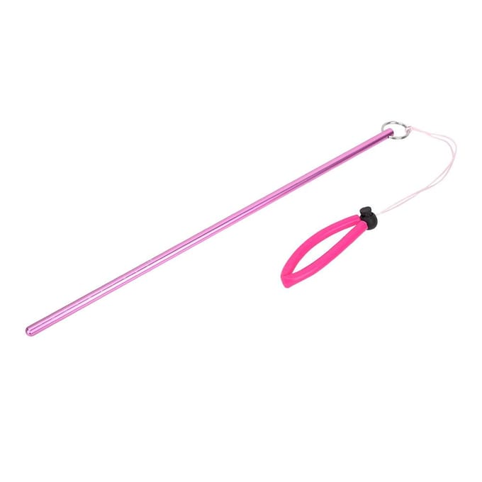 Pointeur de chatouillement en alliage d'aluminium pour plongée sous-marine avec mesure et cordon Pink