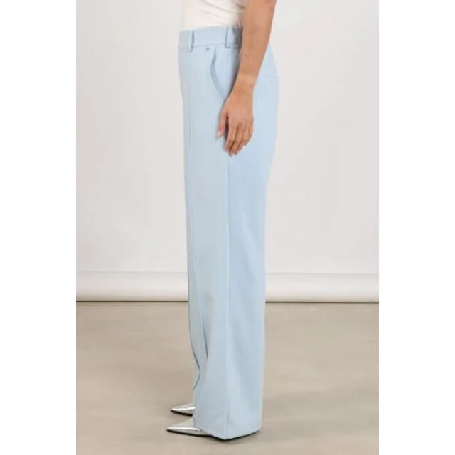 NUKUS Jill Pants Broeken Dames - Lichtblauw - Maat S