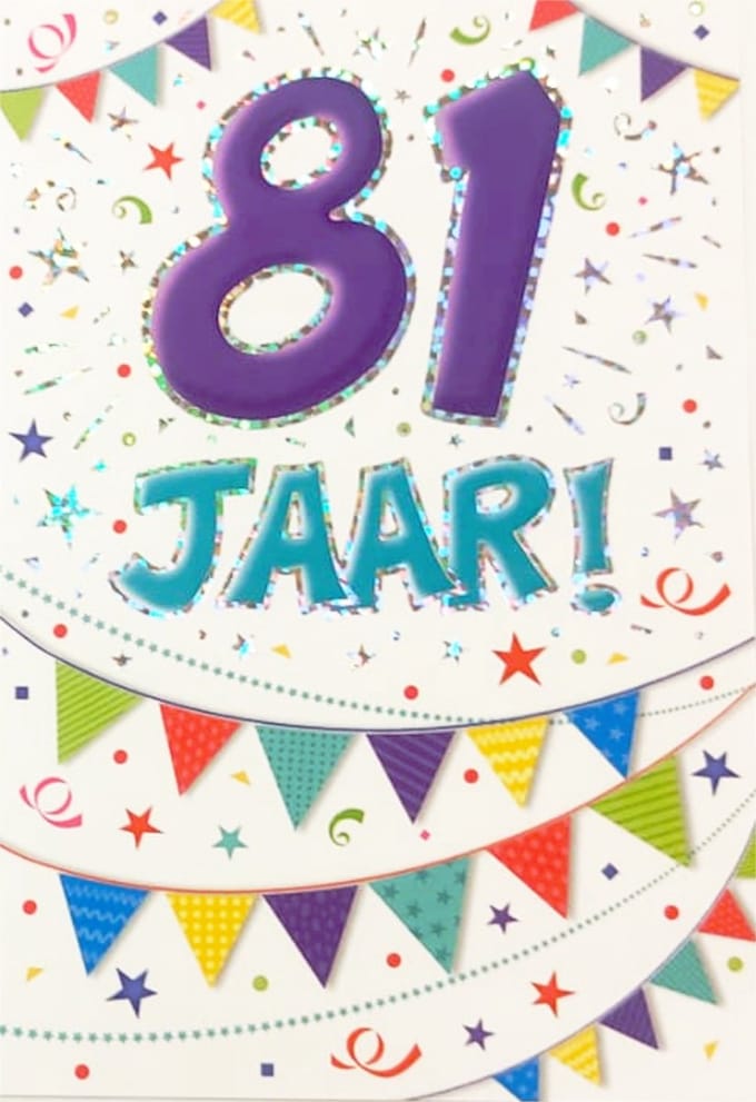 Kaart - That funny age - 81 jaar - AT1046-C