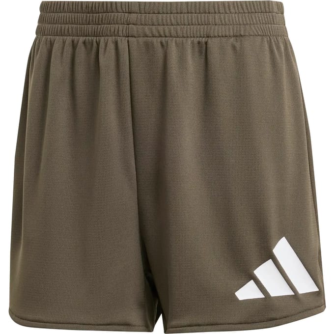 Adidas Train Essentials Big Performance Logo Korte Broek Groen S Vrouw