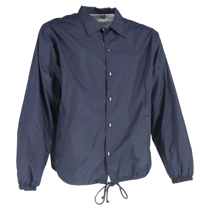 Comme des Garçons coachjack van marineblauw nylon