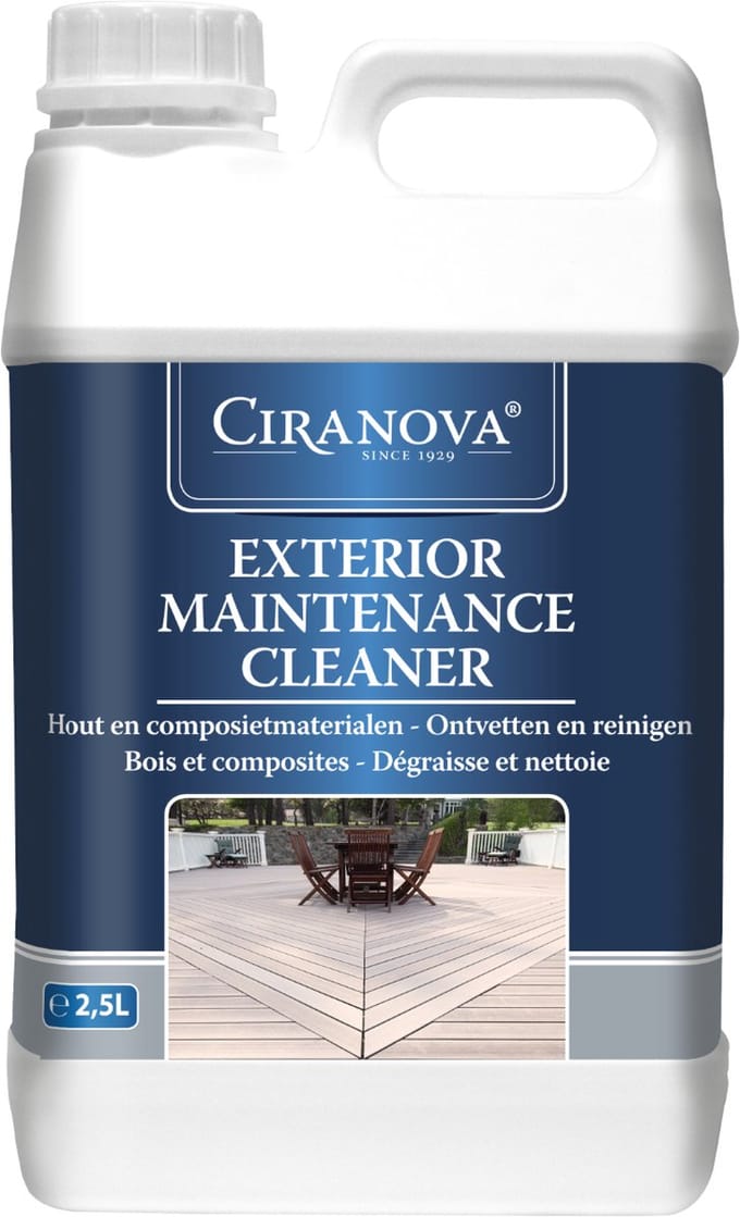 Ciranova Exterior Maintenance Cleaner - 2,5 liter - Onderhoudsmiddel voor buitenhout