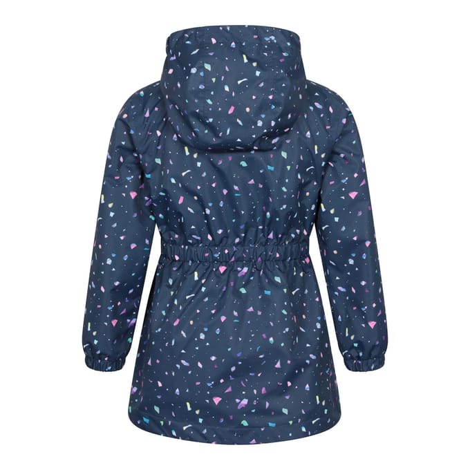 Mountain Warehouse Kinderen Dale Eenhoorn Lichtgewicht Waterdichte Jas (Navy)