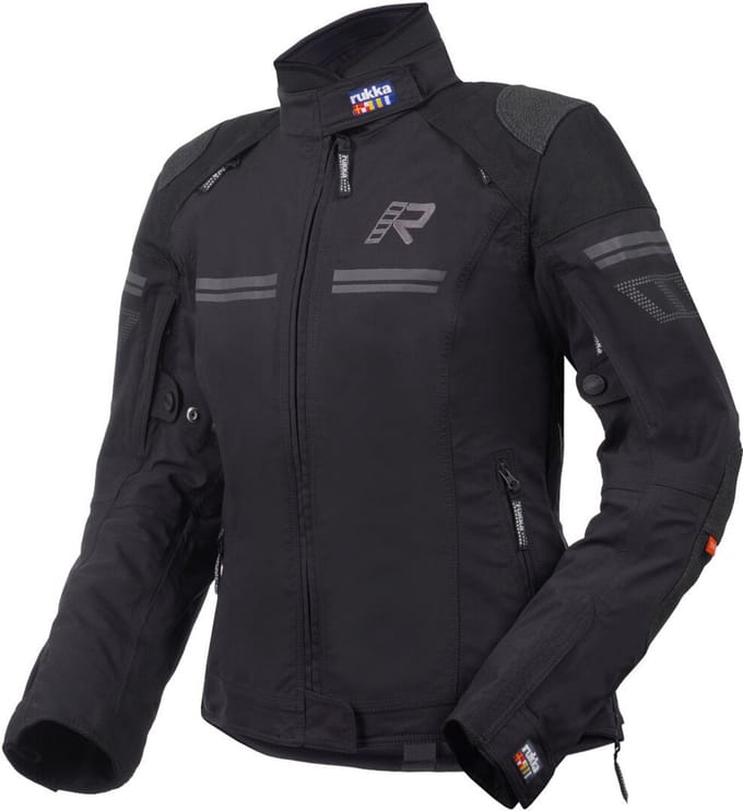 Rukka Armatou-R Zwart Waterdichte Dames Textiele Motorjas - Jas