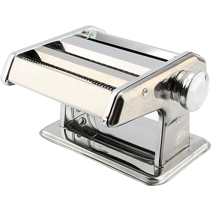 Handgemaakte 3-in-1 Roestvrij Staal Pasta Lasagne Spaghetti Tagliatelle Maker Machine white