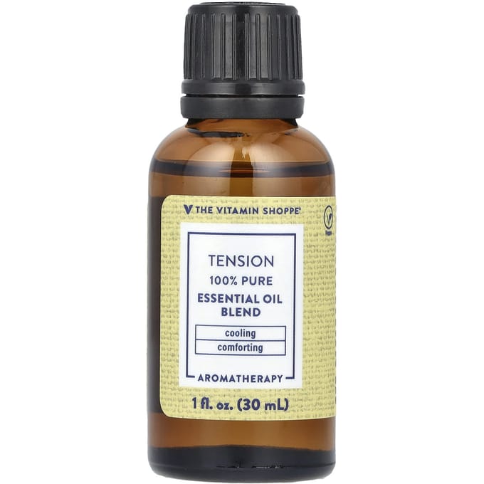 The Vitamin Shoppe, 100% Pure Essential Oil Blend, Tension, 1 fl oz (30 ml)