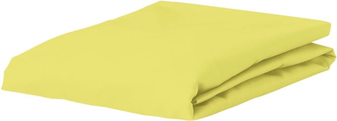 Essenza Premium Percale Hoeslaken Canary Yellow - 140x190 cm