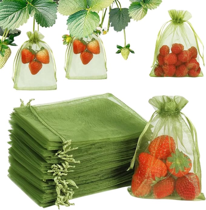 Rekx® Fruithoes met trekkoord 10 x 15 cm - set van 50 stuks