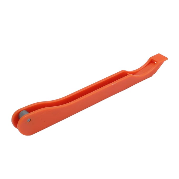 Outil à main pour vitrail, feuilleur de cuivre, fabrication de projets avec manche ergonomique, orange vert