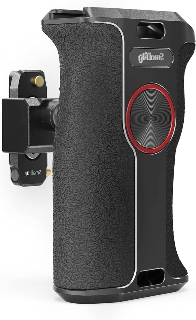 Rotating NATO Handgreep voor DSLR Camera Cage Kit, Snelle Ontgrendeling, Inclusief Ingebouwde NATO Rail - 3260