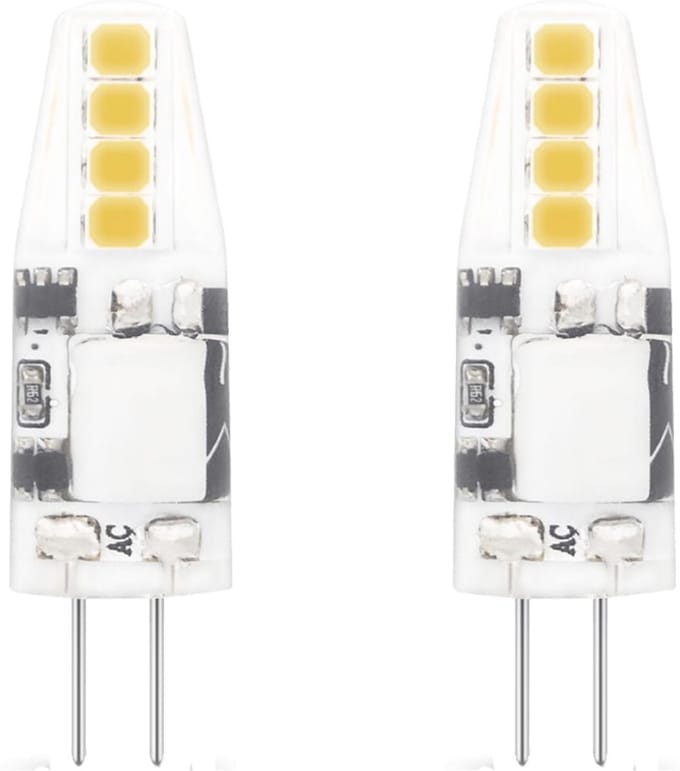 Modee LED Lamp G4 - 1.8W 4000K 180 LM 12V - LED Lamp insteek - Wit Licht - 2 stuks