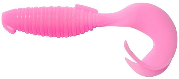 Keitech Flapper Grub 4 (10 cm) Softbait - 8 stuks Bubblegum 023S