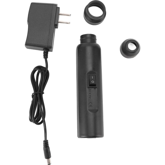 Eierdoorlichter Tester voor het Monitoren van Eierontwikkeling Helder Koel LED Licht Eierdoorlichtlamp LED Ei black