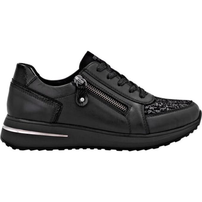 Minato-sneakers met veters en rits