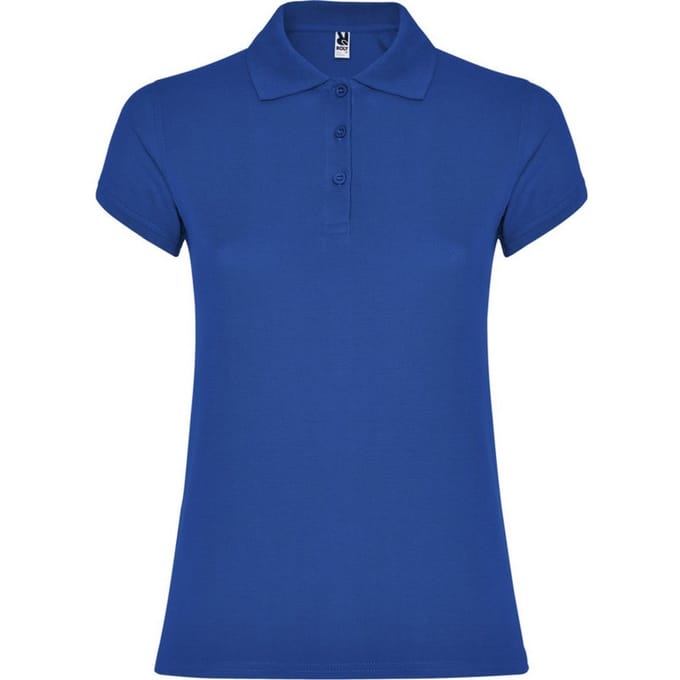 Roly Dames/Dames Ster Poloshirt (Koningsblauw)