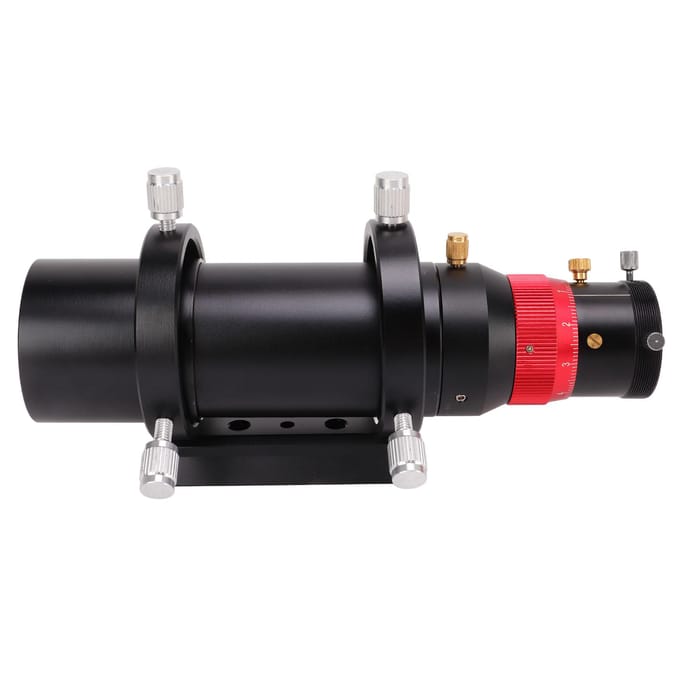 Zoeker 1,25 inch Dubbele Snelheid Focussen 50 mm Gidskijker voor Astronomische Telescoop black