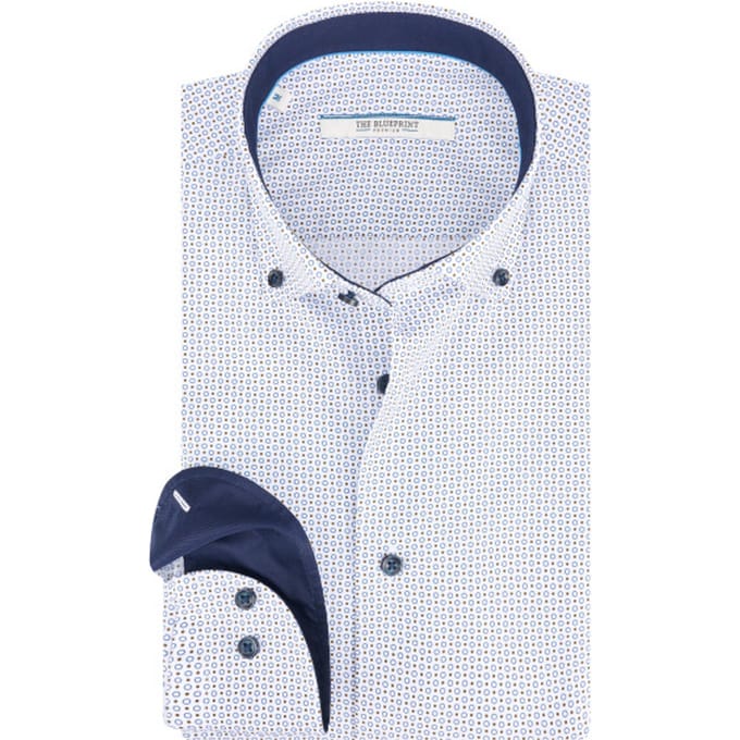 The Blueprint trendy overhemd met lange mouwen bp56-6