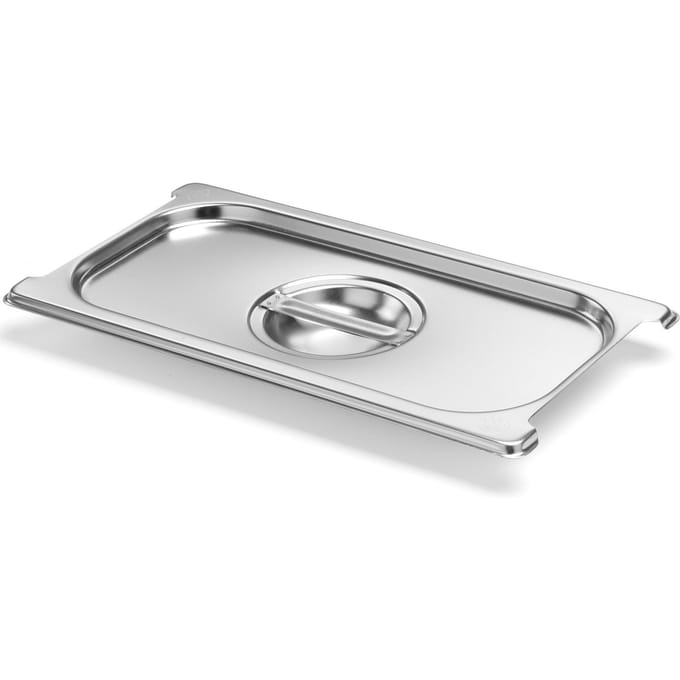 HENDI Deksel voor GN containers – roestvrij staal – 325x176 mm – stapelbaar – vaatwasserbestendig