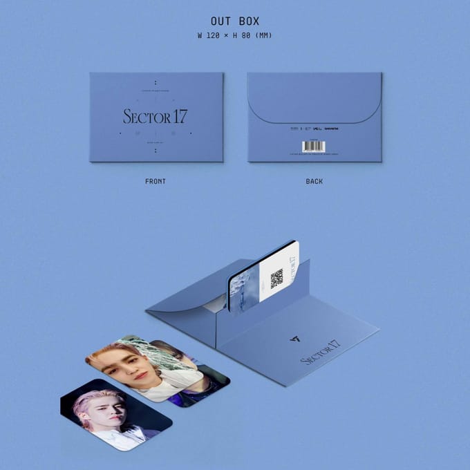 SEVENTEEN 4e Album Repackage SECTOR 17 Weverse Albums ver. Normal gray