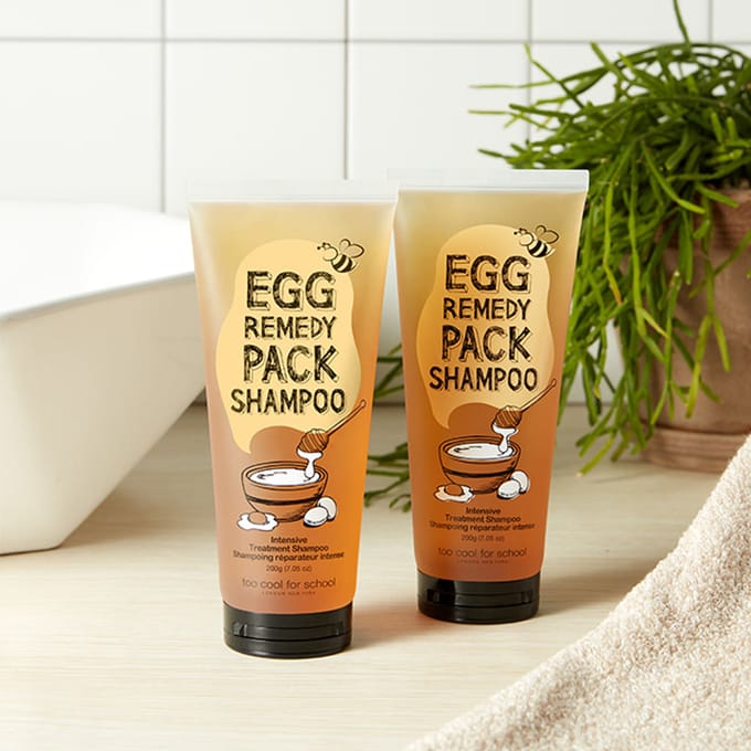 [te cool voor school] Eier Herstel Pak Shampoo 200g beige