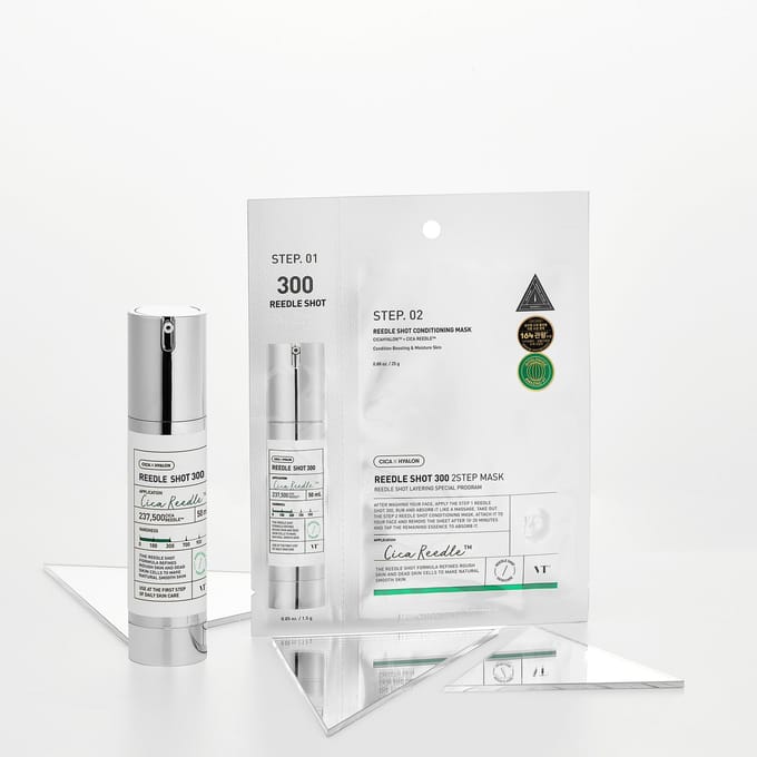 [VT Cosmétiques] (bo5) Masque Reedle Shot 300 en 2 étapes (1,5 g + 25 g) * 5ea / Pas de boîte(cas) white