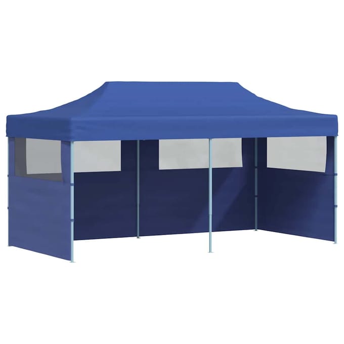 vidaXL - Partytent - pop-up - inklapbaar - 3x6 - m - blauw