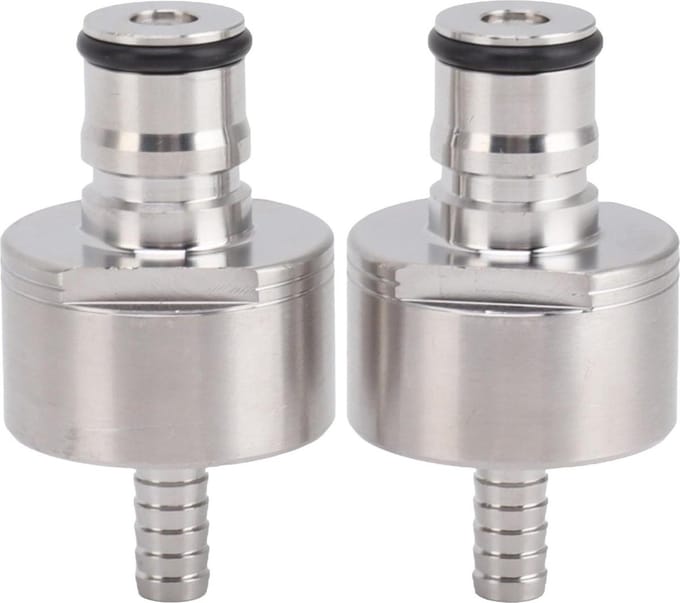 2 Stks Rvs Carbonation Cap Voor Bier en Soda Vullen - CO2 Koppeling Cap .
