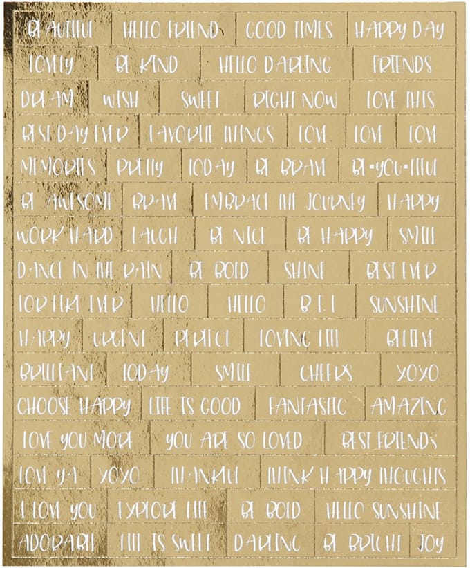Stickers, vel 10x11,5 cm, goud, 4 stuk/ 1 doos