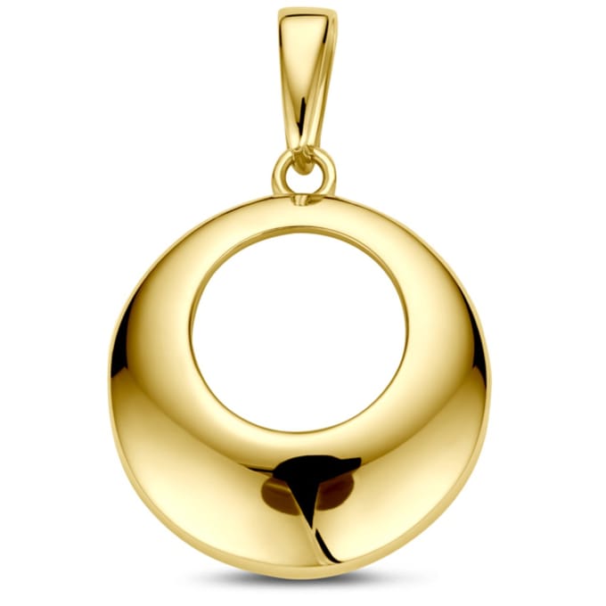 14K geelgouden hanger 21 mm - 4034349