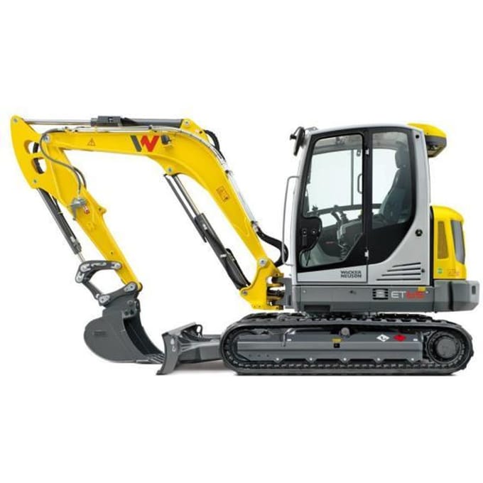 SIKU 3559, Wacker Neuson ET65 rupsgraafmachine, schaal 1:50, metaal/kunststof